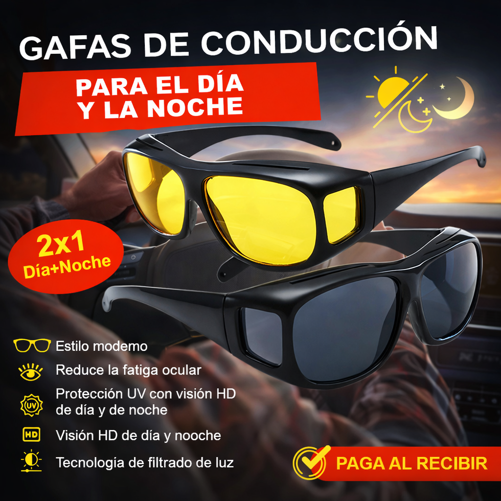 Kit x2 Gafas De Conducción Alta Definición + Ebooks de Regalo😎