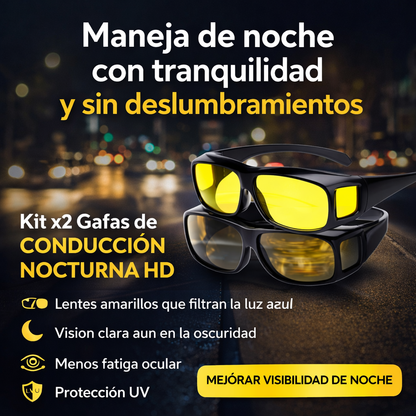 Kit x2 Gafas De Conducción Alta Definición + Ebooks de Regalo😎